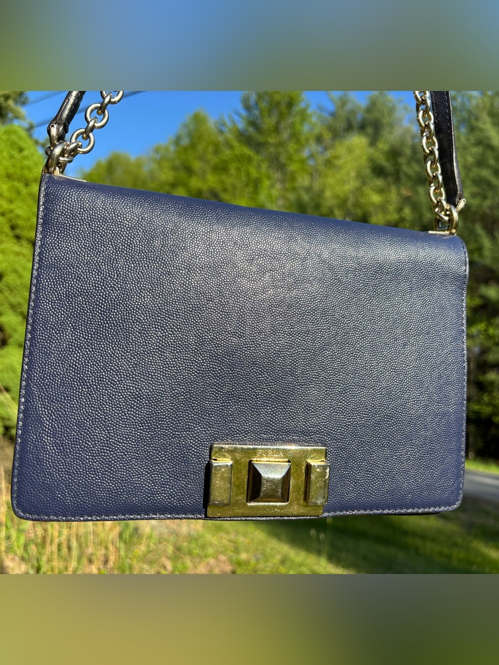 Furla Metropolis Leather Crossbody Bag